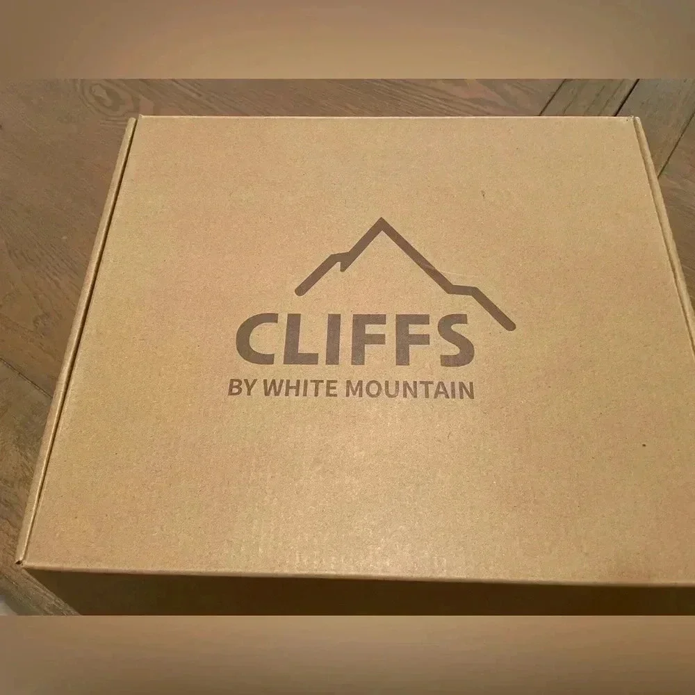 Cliffs By White Mountain Kaylee Hiking Boot NEW Black Suede Size 9.5  Double Zip